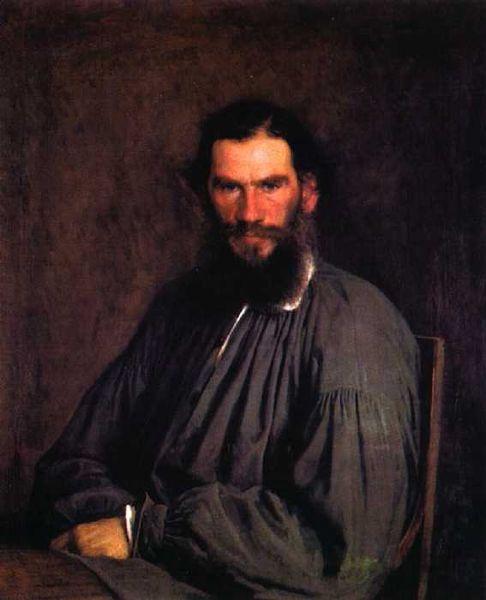 Ivan Kramskoi Leo Tolstoy oil painting picture